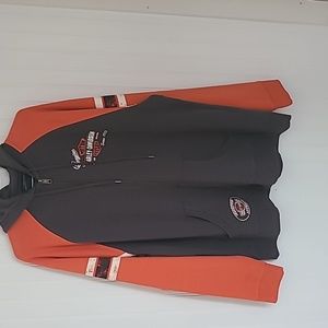 Harley davidson XL zip up hoodie